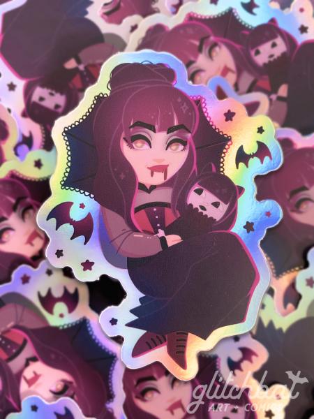 NADJA - 3" holographic sticker picture