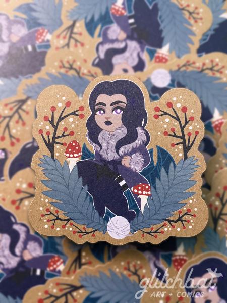 YENNEFER - 3" kraft paper sticker picture