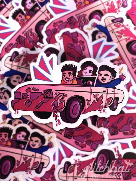 GHOSTBEATERS - 3" matte vinyl sticker picture