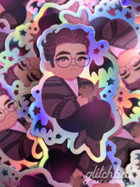 GUILLERMO - 3" holographic sticker