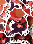 FREDDY KRUEGER - 3" clear sticker