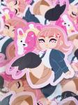 CHIAKI AND MONOMI - 3" vinyl sticker