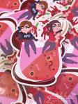 ZOMBIE PARFAIT - 3" clear sticker