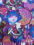 DYNASTY JESTER - 3" holographic glitter sticker