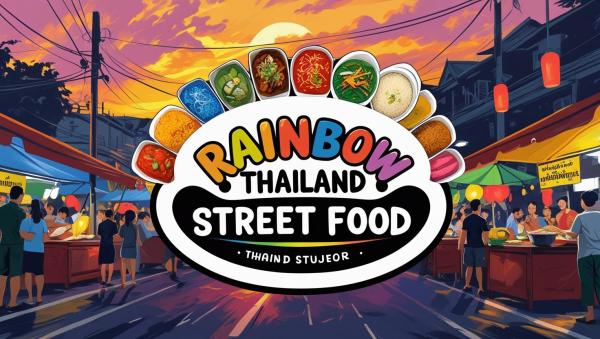 Rainbow Thailand street food