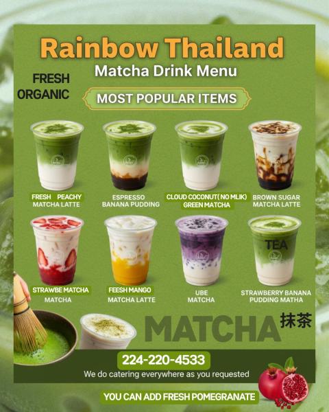 Green tea Matcha drink