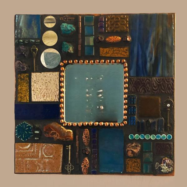 Bronze Mosaic Patchwork Mirror