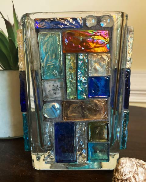 Contemporary Mosaic Patchwork Vase