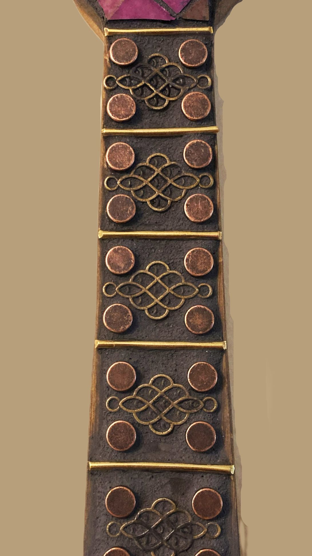 Here Comes the Sun Mosaic Guitar Wall Hanging picture