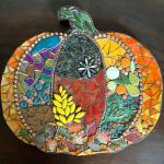 Harvest Bounty Mosaic Pumpkin