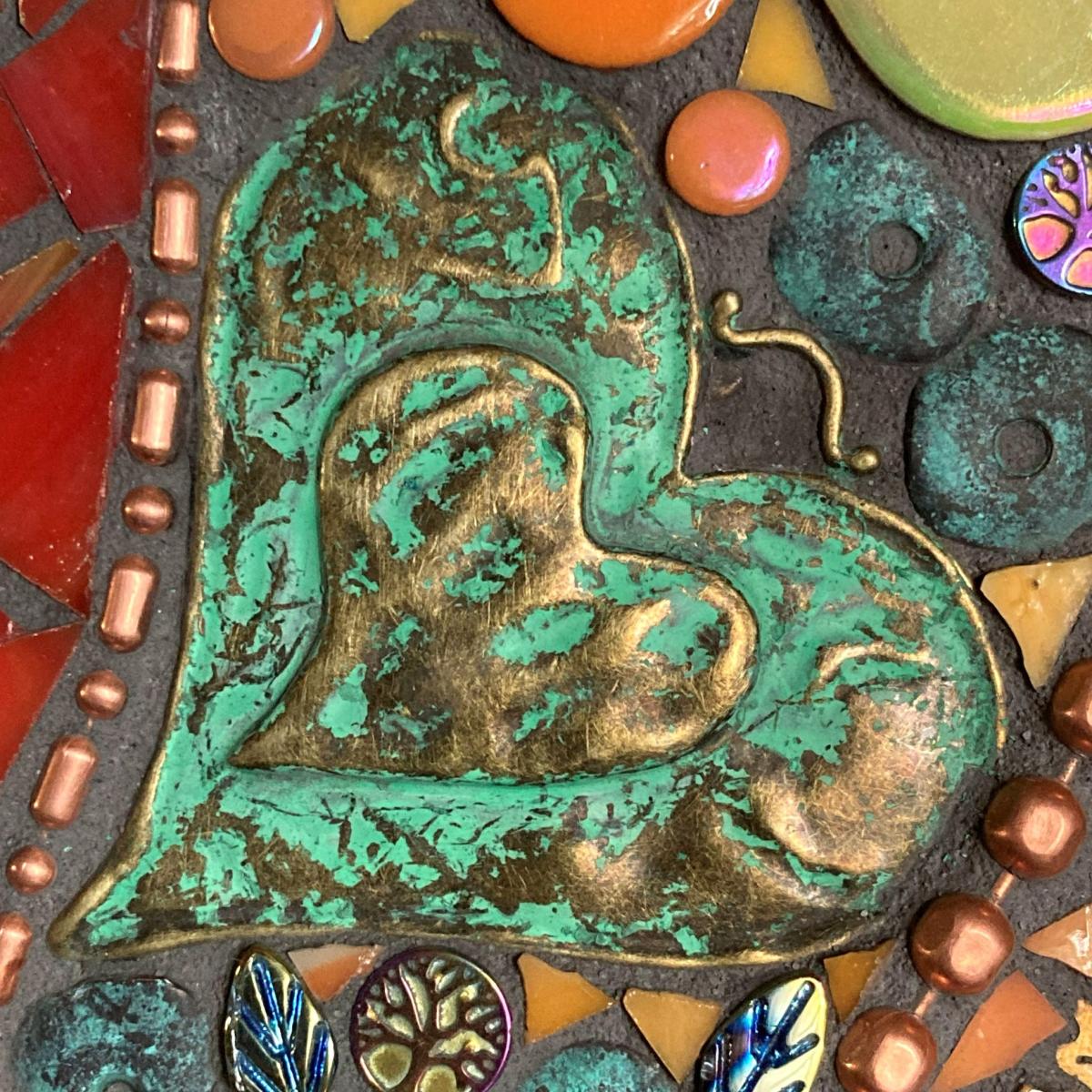 Harvest Bounty Mosaic Pumpkin picture