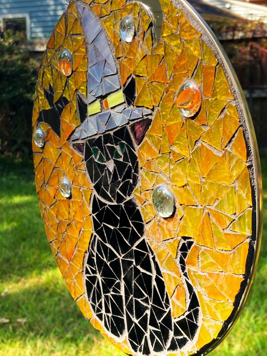 Halloween Black Cat Suncatcher picture