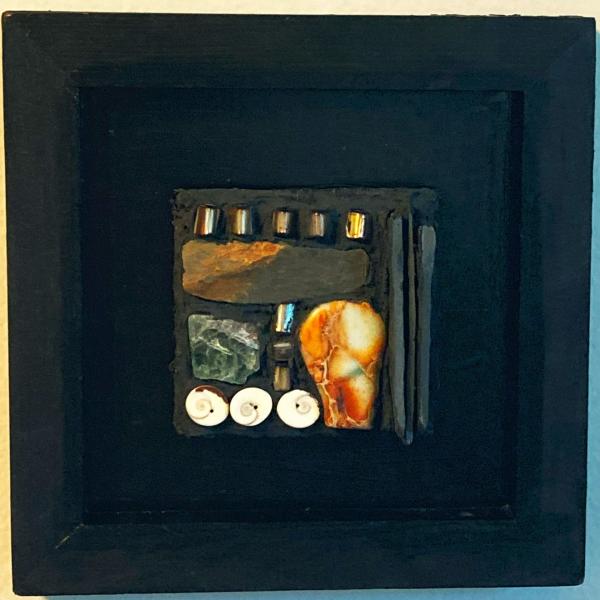 Mini Slate and Shell Mosaic Wall Panel