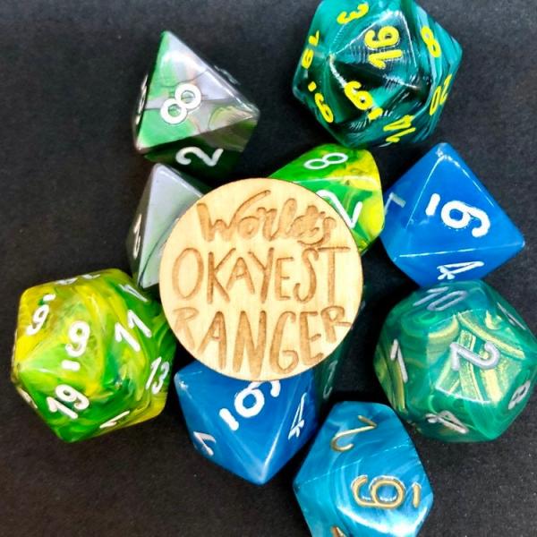 D&D Pin World's Okayest Ranger Pin picture