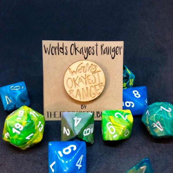 D&D Pin World's Okayest Ranger Pin picture