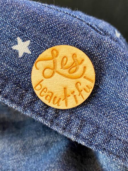 LGBTQ+ Wooden Pin- Les-Beautiful picture