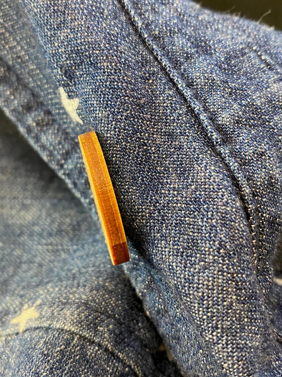 LGBTQ+ Wooden Pin- Trans-cendent picture