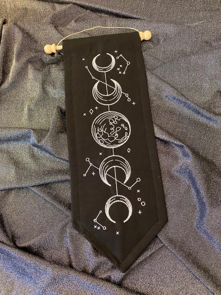 Moon Phase Celestial Banner Pennant Space Banner picture