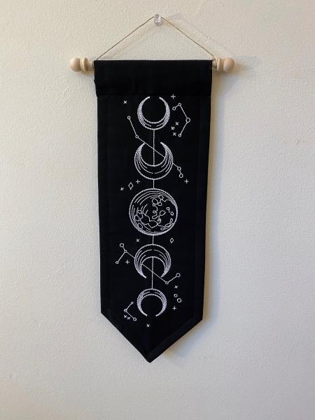 Moon Phase Celestial Banner Pennant Space Banner picture