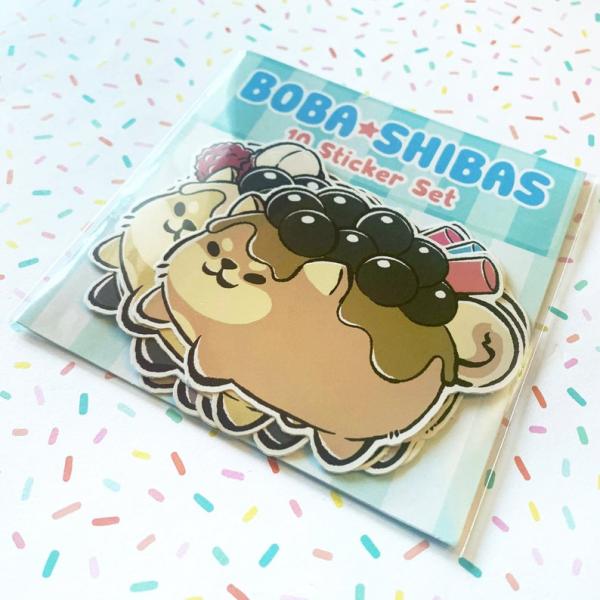 Shiba Stickers - Shop Via Etsy picture