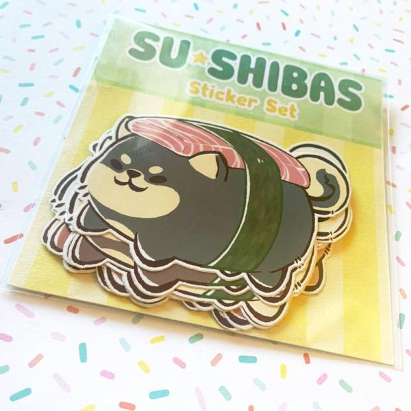 Shiba Stickers - Shop Via Etsy picture