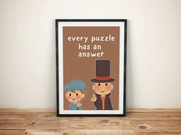 Professor Layton 8.5 x 11 Print picture