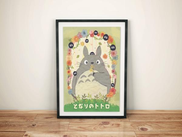 Totoro inspired 8.5 x 11 Print