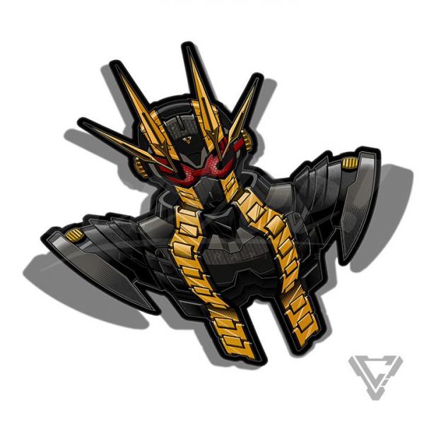 Oma Zi-O II - 4"x 4" Premium Foil Sticker