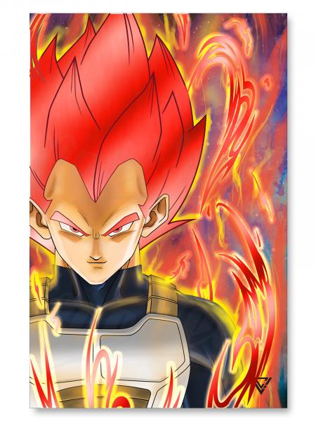 Super Saiyan God Vegeta picture