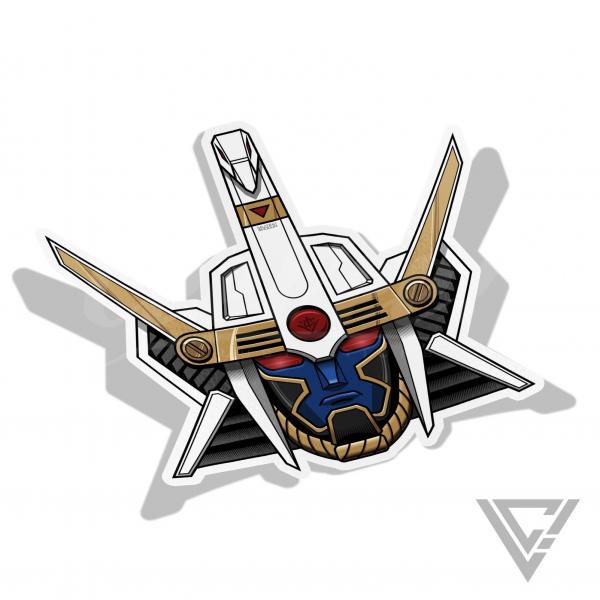 Muteki Shogun - 3"x 3" Vinyl Sticker picture