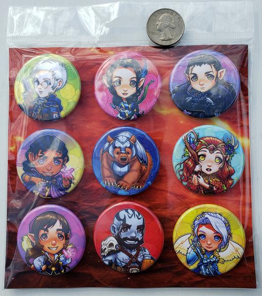 Vox Machina Button or Magnet Set picture