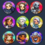 Vox Machina Button or Magnet Set