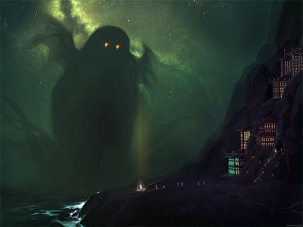 The Nearest Shore to R'lyeh Art Print picture