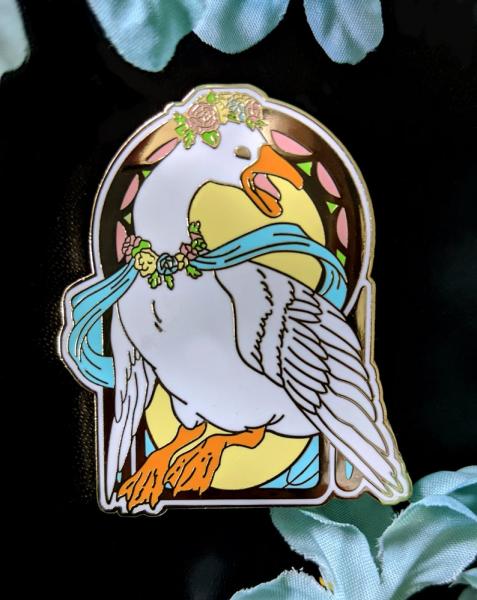 Goose Nouveau Enamel Pin picture