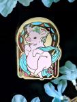 Pig Nouveau Enamel Pin