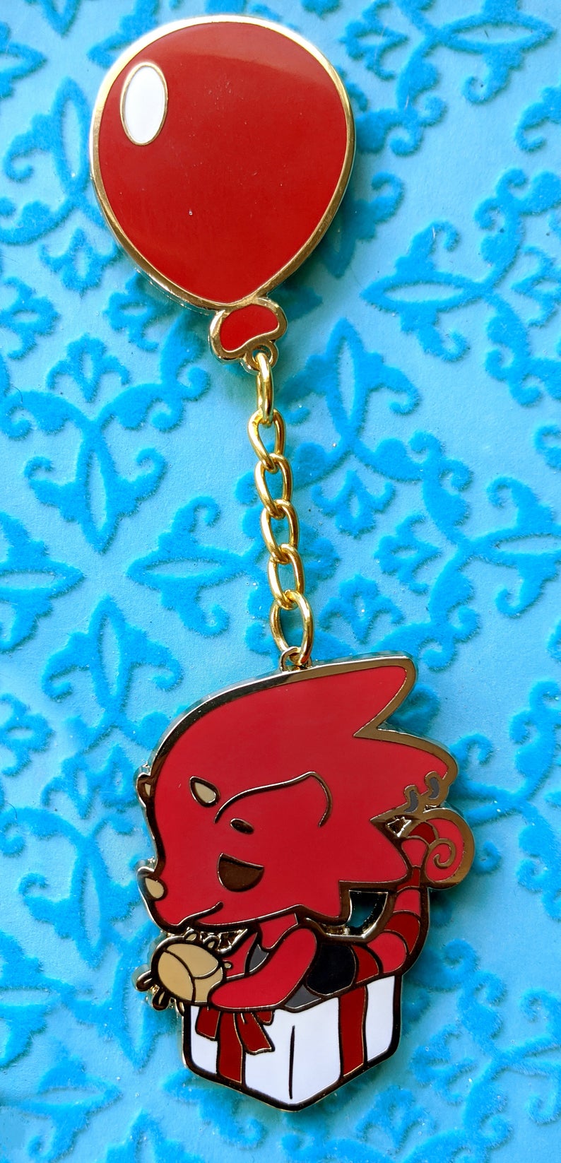 ACNH Present Balloon Enamel Pins picture