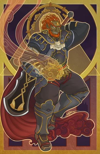 Ganon Nouveau Art Print picture