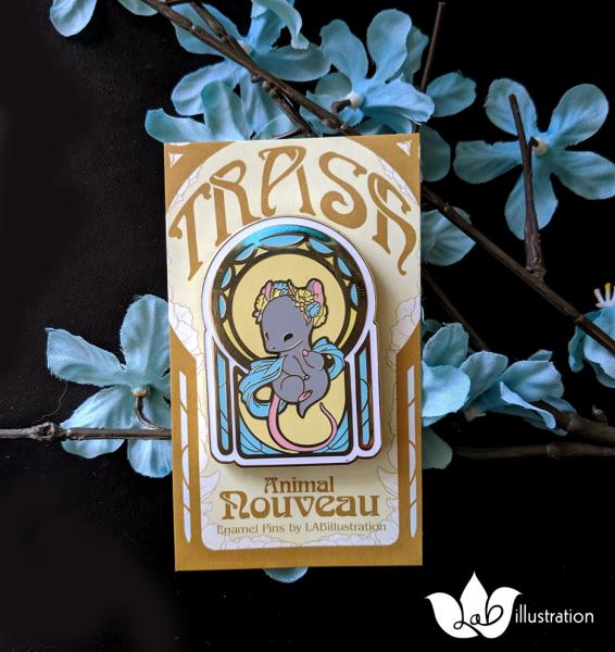 Mouse Nouveau Enamel Pin picture