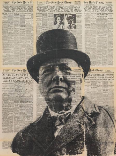 Winston Churchill Collage