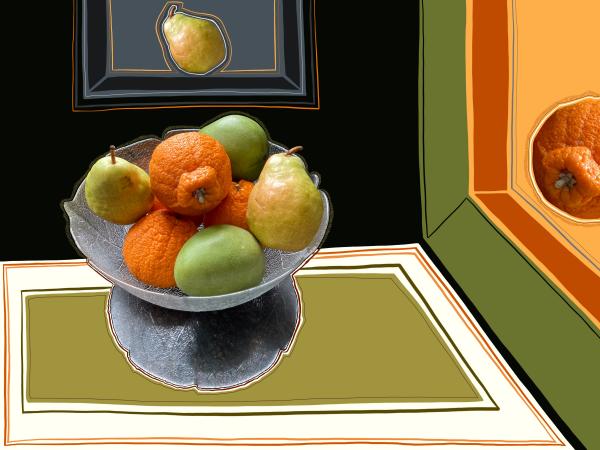 Oranges in a Bowl picture