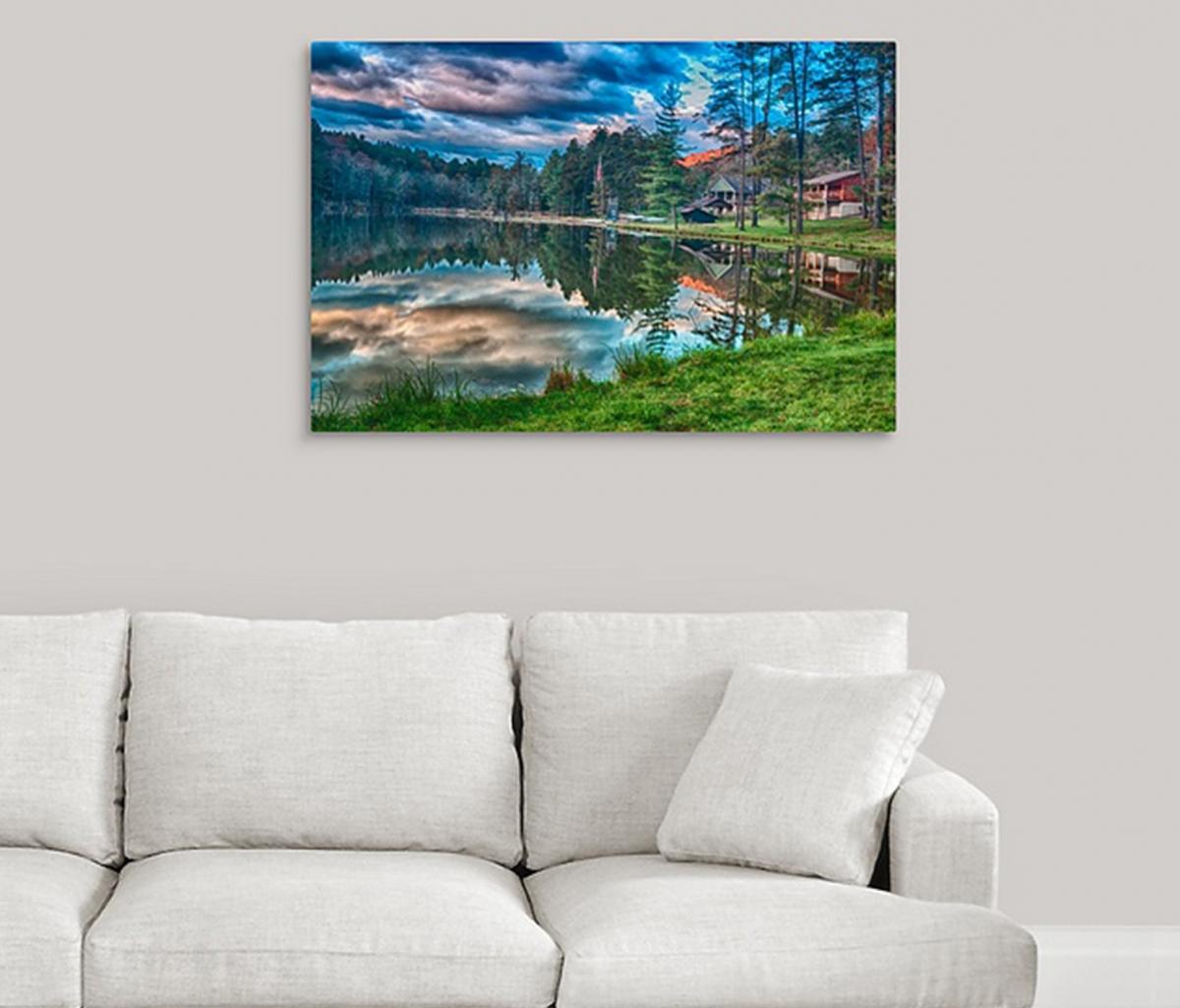 Sunrise at the Cabin picture