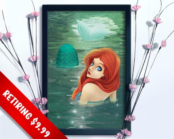 Little Mermaid Ariel Print picture