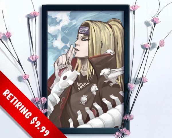 Naruto Deidara Print picture