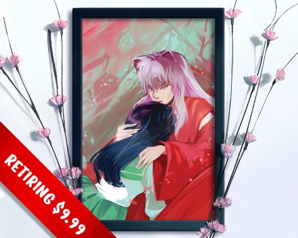 Inuyasha And Kagome Print picture