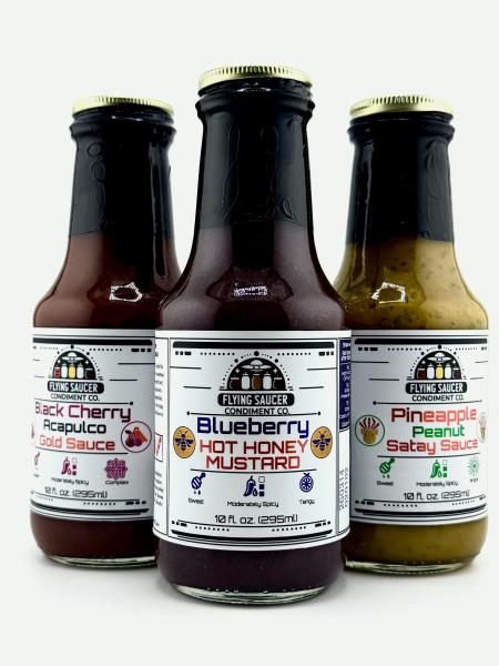 Flying Saucer Sauce Trio