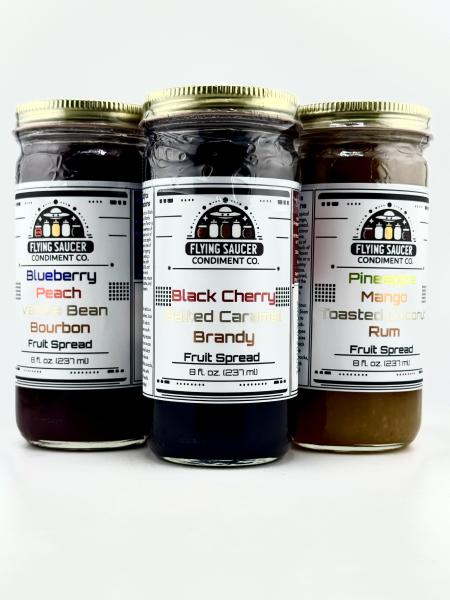 Flying Saucer Fruit Spread Trio