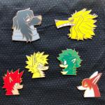 My Hero Academia Dog Enamel Pins