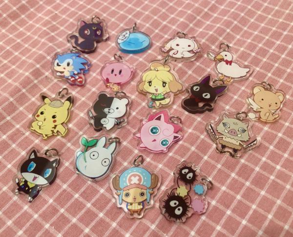 Mascot Mini Charms (Ghibli, Pokemon, etc) picture