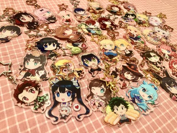 Double-Sided Acrylic Charms (Various Series)