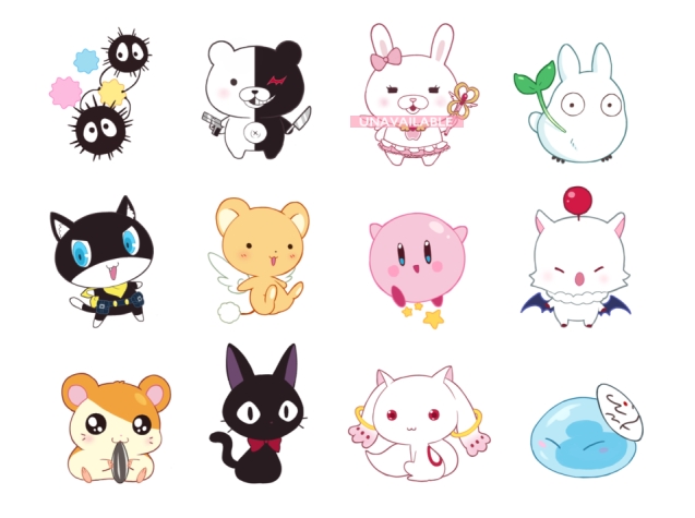 Mascot Mini Charms (Ghibli, Pokemon, etc) picture